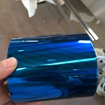 宝石蓝色不锈钢管 真空镀宝石蓝彩色不锈钢管