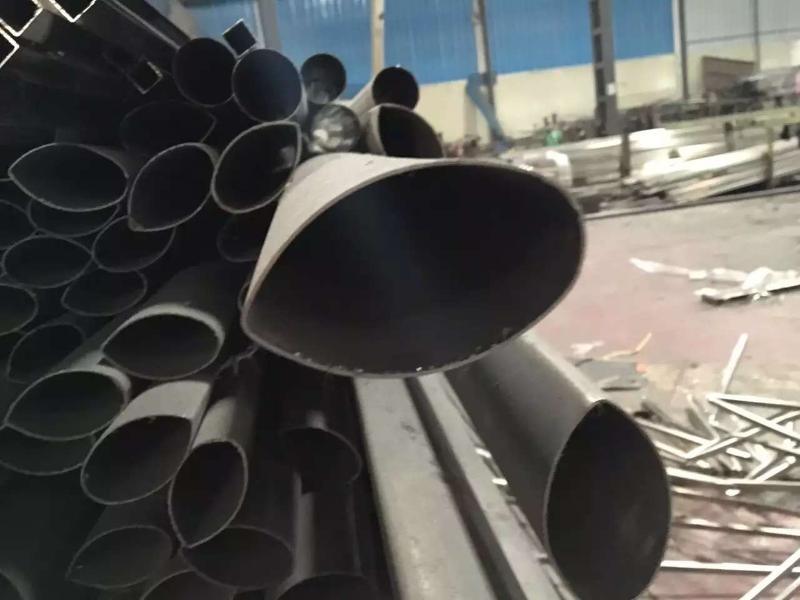 不锈钢平椭圆非标管 不锈钢椭圆形护栏扶手管材